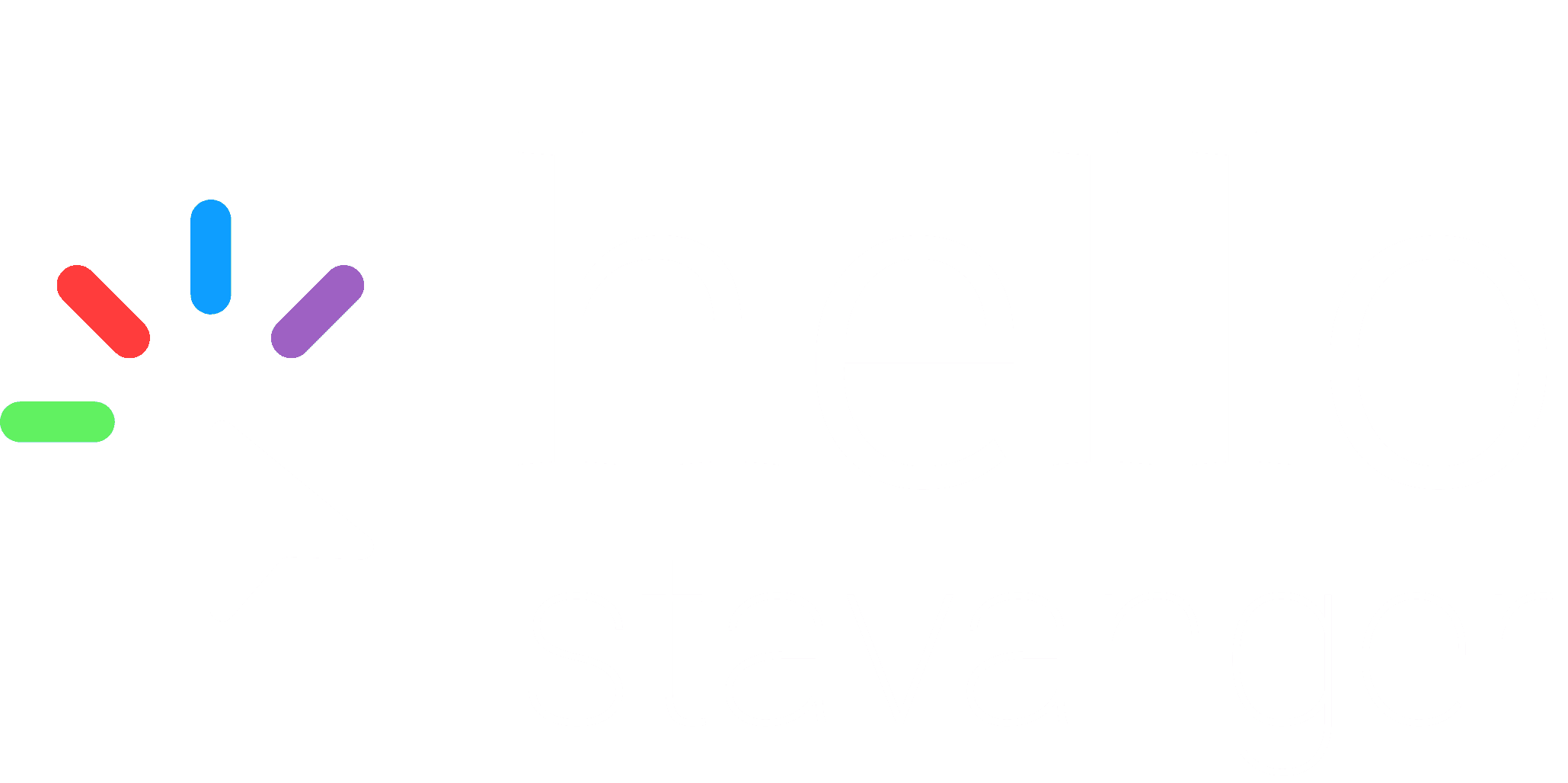 White logo